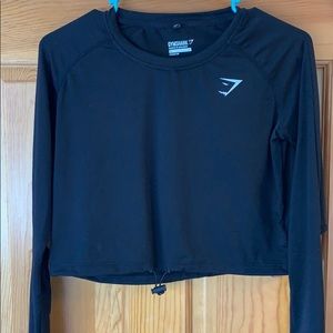 Gym shark cropped long sleeve